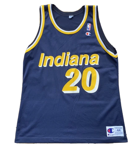RARE Fred Hoiberg Indiana Pacers Champion Vintage Jersey Large 44 EUC VTG NBA Cover
