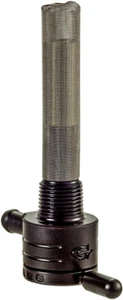 Golan Black 75-516S-BLK Click-Slick 3/8" NPT Straight Facing Fuel Petcock Harley - Picture 1 of 1