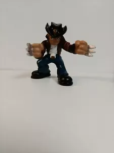 MARVEL SUPER HERO SQUAD WEAPON X ESCAPE COWBOY HAT LOGAN FROM WOLVERINE FIGURE - Picture 1 of 2