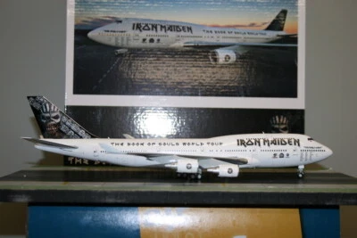 Herpa Wings 1:200 Iron Maiden Boeing 747-400 TF-AAK (571609) "Ed Force One" - Image 1 of 4