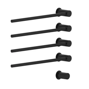 VOLA Electric Radiator T39EL -61 4 Bar Brushed Black - Picture 1 of 1