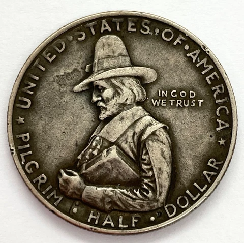 1920 Pilgrim Commemorative Half Dollar Cover