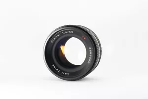 CONTAX Carl Zeiss Planar T* 50mm f/1.4 AEJ MF Lens C/Y Mount From JAPAN - Picture 1 of 11