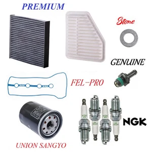 Tune Up Kit Air Cabin Oil Filters Spark Plugs For TOYOTA RAV4 L4 2.4L 2006-2008 - Picture 1 of 1