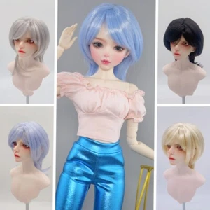 Peluca Universal Bjd 1/3 1/4 1/6 Peluca Muñeca Bjd Juguetes DIY De Pelo Blando - Bild 1 von 21
