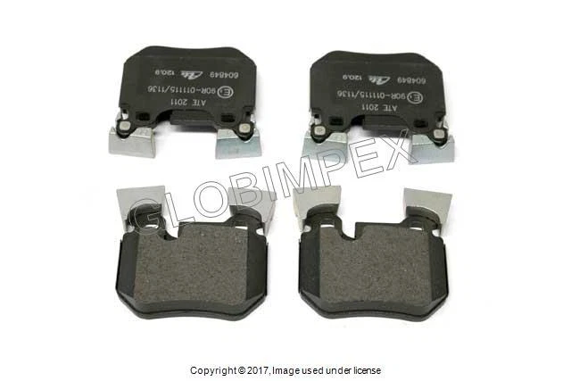 Conjunto de pastilhas de freio traseiras BMW E82 E88 (2008-09/2010) 135i ATE + 1 ano de garantia - Imagem 1 de 1