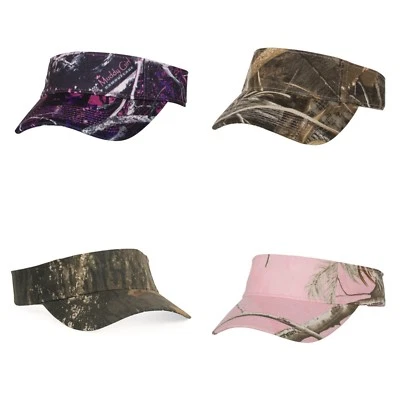 Camouflage Visor, Men's Ladies Mossy Oak Realtree Pink Camo Max-5 Muddy Girl - Image 1 of 4