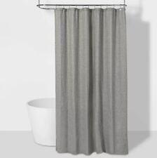 Threshold Waffle Weave Shower Curtain Gray 72x72 Minor Defect
