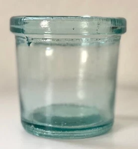 Portacandele arte vaso in vetro soffiato verde americano vintage primi - Foto 1 di 5