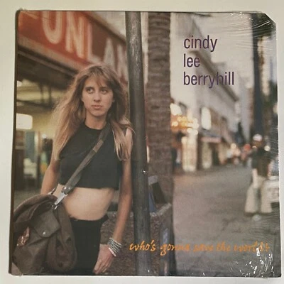 Cindy Lee Berryhill - Whos Gonna Save The World? ORIG 1987 US 12" VINYL LP NEW - Image 1 of 2