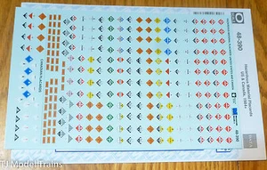 Microscale Decal O #48-390 Hazardous Material Placards, US and Canada, 1984+ - Picture 1 of 1
