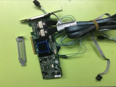 Adaptec Raid Controller ASR-6805T 8 Ports PCIE2 x8 512MB+2*8087 sata 50CM - Image 1 of 4