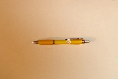 2 Hewlett Packard Logo Curvaceous Pens by HP - YELLOW - Image 1 of 2