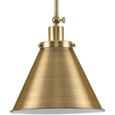 Progress Lighting P500325 Hinton 12"W Pendant - Brass - Image 1 of 4