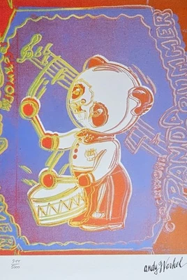 ANDY WARHOL PANDA BATERISTA NUMERADO A MANO 914/5000 LITOGRAFÍA MATE arte pop Foto 1 de 4