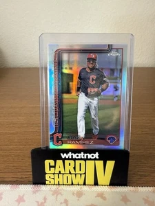 2025 Topps Chrome Jose Ramirez IR Image Variation Guardians - Picture 1 of 2