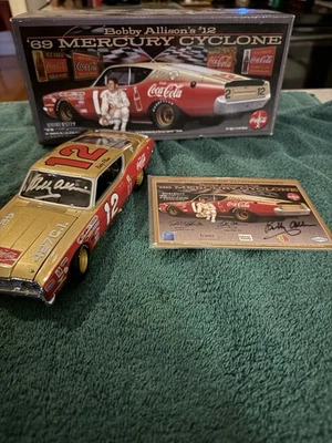 Bobby Allison 1969 #12 In-person Signed University Of Racing Coca-Cola Cyclone - Image 1 of 4