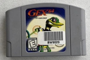 Gex 64 Enter the Gecko - Solo cartucho de juego (N64 - 1999) probado - Imagen 1 de 7