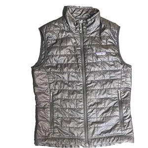 Patagonia Black Nano Puff Quilted Puffer Gilet Vest Jacket Mens Sz XS Preowned - Picture 1 of 20