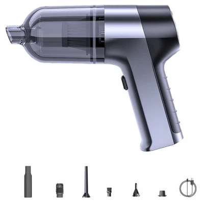 Portable Car Vacuum Cleaner 3 In 1 Wet/Dry Handheld 12000Pa Suction Rechargeable - Image 1 of 4