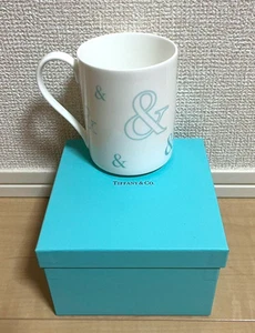 Tiffany & Co. Ampersand Mug Cup 250ml H9.5cm D7.5cm w/Box New - Picture 1 of 4