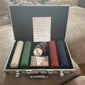 Cardinal's Professional Texas Hold 'Em Poker Set im Etui Karten, Chips C64 P860 - Bild 1 von 4