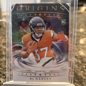 2025 Panini Origins RJ Harvey RC Base #104 Denver Broncos Rookie - Bild 1 von 2