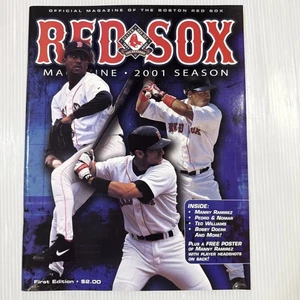 Boston Red Sox Official Magazine 2001 First Edition VINTGE MLB FREE FAST USA S&H - Picture 1 of 2