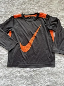 Nike Dri Fit boys sz. 7 long sleeved logo sport tee. Cute, grt. quality - Picture 1 of 7