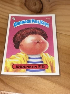 1985 Topps Garbage Pail Kids GPK Series 2 # 65a Shrunken Ed - Picture 1 of 2