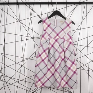 BURBERRY Kids Girls Sleeveless Wool Blend Nova Check Sun Dress Size 10Y / 140cm - Picture 1 of 16