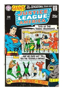 JUSTICE LEAGUE of AMERICA 76 (VF+ 8.5) 80-PAGE GIANT (G-65) TIGHT SQUARE SPINE * - Picture 1 of 2
