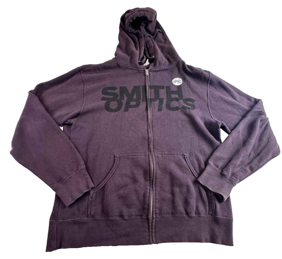 Smith Optics Sudadera con Capucha Adulto Grande Azul Marino Pullover Sudadera Bolsillo Foto 1 de 4