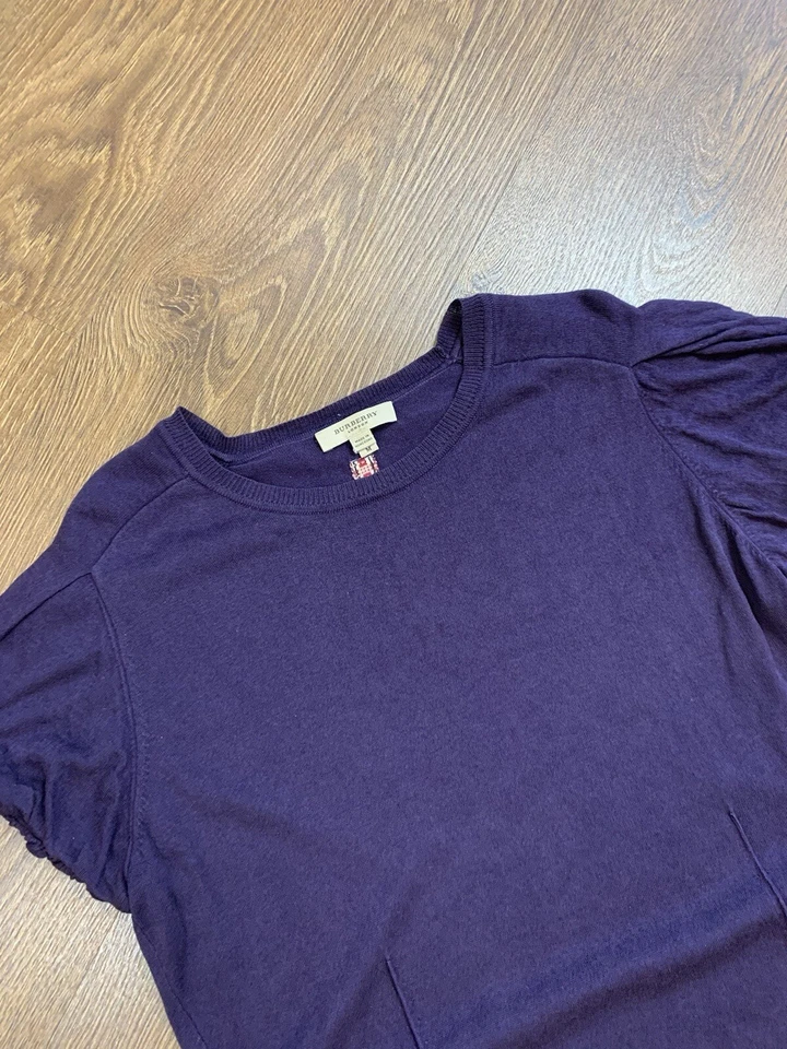 Burberry London Women's T-Shirt Purple color Size M - Image 1 of 4