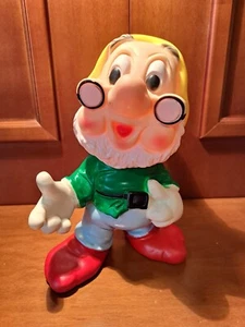 DOTTO- BIANCANEVE E I 7 NANI - LEDRA Ledraplastic - Disney - Anni '60 - OTTIMO! - Foto 1 di 8