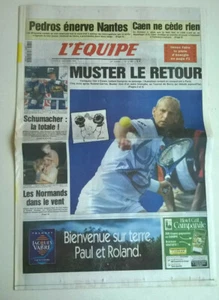 L'EQUIPE N°15.392 du 30/10/1995 - Schumacher la totale ! / Muster le retour - Foto 1 di 8