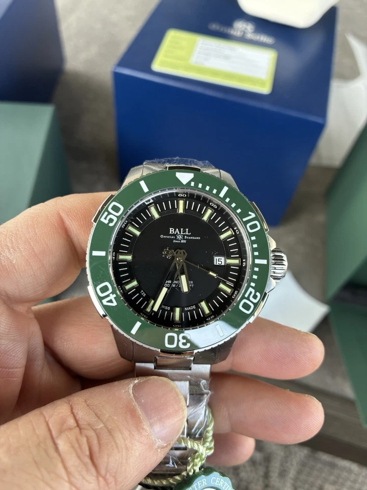 Ball Engineer Hydrocarbon Deep Quest Automatic Green Dial Watch DM3002A-S4CJ-GR