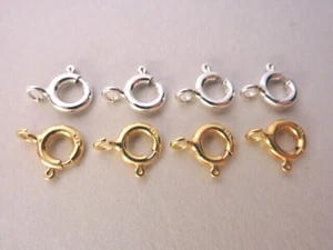 Federring Verschluss 925Sterlingsilber Silberschließe Kettenverschluss 6mm 2561 - Bild 1 von 11