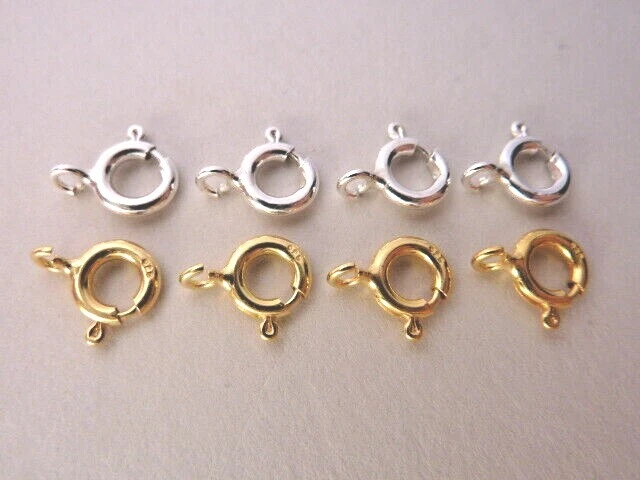 Federring Verschluss 925Sterlingsilber Silberschließe Kettenverschluss 6mm 2561 - Bild 1 von 3