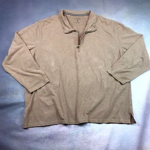 Great Northwest 1/4 Zip Lightweight Knit Sweater Light Brown Size 3X - Picture 1 of 7