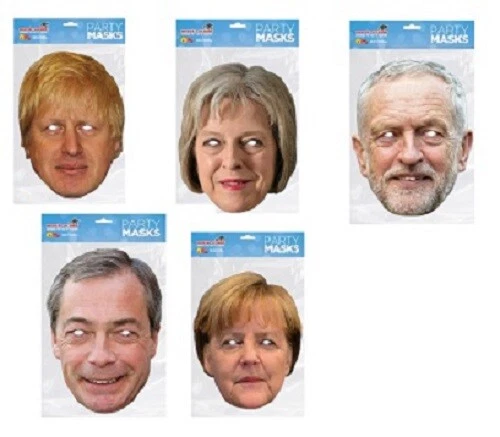 Johnson May Celebrity Politician Masks UK Fancy Dress British Party Accessory - Image 1 of 1