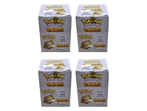 Lot of 4 1999 Pokémon Artbox Stickers Series 1 Display Boxes | Minor Damage Read - Picture 1 of 11