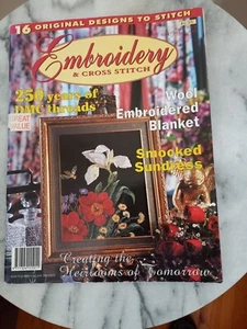 EMBROIDERY & CROSS STITCH MAGAZINE - 1996 - Picture 1 of 6