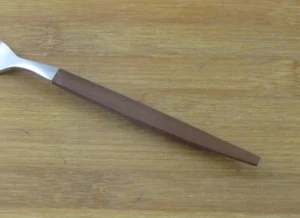 Ekco CANOE MUFFIN Stainless & Synthetic Wood CHOICE Eterna Flatware Silverware - Picture 1 of 9