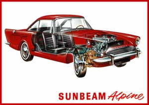 Sunbeam Alpine Series 3 Poster - Ideal Gift! - Picture 1 of 1