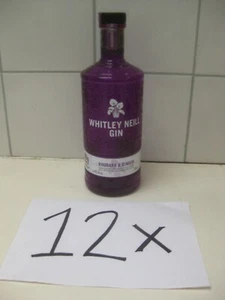 Whitley Neil Rhubarb Ginger 12x EMPTY GIN BOTTLE VICTORIANA embellish purple - Picture 1 of 10