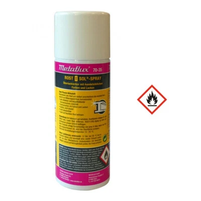 METAFLUX / PORTA Metaflux ROSTISOL Rostumwandler 400 ml 7035 Rostschutz Grundierung 🚗 Spraydose