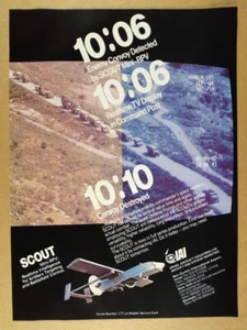 IAI Scout 1984 mini-RPV anuncio impreso vintage - Imagen 1 de 1