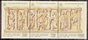 Vatican 1993 - Ascension of Christ to Heaven - Strip of 3 - MNH - Picture 1 of 1