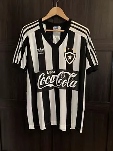 Maglia Botafogo Adidas Coca-Cola 1988 cult matchworn maglia Brasile rara - Foto 1 di 6